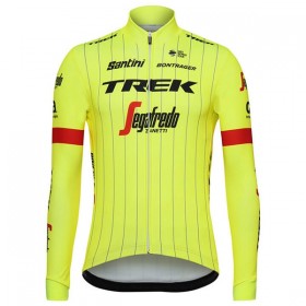 Maillot vélo 2018 Trek-Segafredo Manches Longues N002